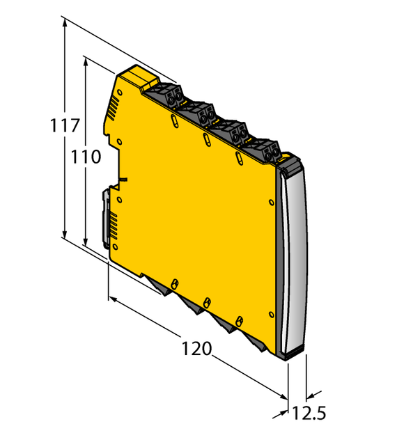 IMX12-DI01-2S-2T-0/24VDC 7580020 Safety Barrier