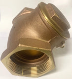 AG American Granby HSCV300T 3" TXT BRASS SWING CHECK VALVE 3 INCH 200 WOG