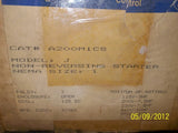 Westinghouse A200M1CS model J non reversing starter size 1 3pole 125DC