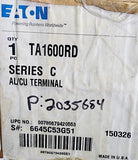 EATON TA1600RD PDG6X1TA1600 R Frame Type RD Breaker Lug Terminal PDG6