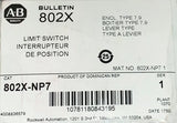 Allen Bradley 802X NP7 Type 7 Type 9 Lever Type Hazardous Location Limit Switch
