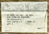WESTINGHOUSE Type JA KA LB 24 VDC UVR Undervoltage Release 4995D10G17