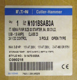 Eaton N101BSAB3A 3 Pole Size 00 9 Amp IT FVNR Starter 3 1470 020A