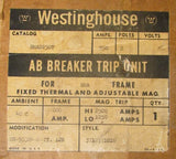 WESTINGHOUSE HMA2250T 2 Pole 250 Amp Type MA HMA Trip Unit 371D371G10