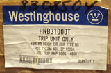 WESTINGHOUSE Cutler Hammer HNB31000T N Frame Type NB HNB 1000 AMP Trip Unit