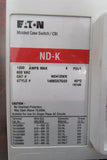 EATON Circuit Breaker ND412WK 600VAC (Damaged-Shown in the 4th-6th Picture)