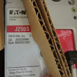 Eaton JGS3250FAG 3 P. 250 Amp J250S JGS Circuit  Breaker JGS3250NN