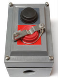 Allen Bradley 800H 2HG4RW Heavy Duty Pushbutton Station Enclosure BLACK JOG Red