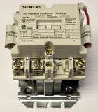 SIEMENS CLM0C03 24 Volt 3 Pole 30 AMP AC Lighting Contactor