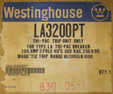 WESTINGHOUSE LA3200PT 3 Pole 200 Amp LA TRI PAC Trip Unit 5661D26G27