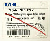 EATON CUTLER HAMER GHQRSPEL2015 2 Pole 15 AMP Remotely Operated Circuit Breaker