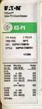 EATON KDPV4175WF01 4Pole 175AMP KD-PV PV Guard Solar PV Circuit Breaker KDPV4175