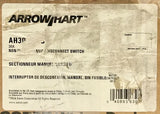 ARROW HEART AH30MS1B 30 AMP 600 VAC ON OFF Manual Motor Controller Disconnect