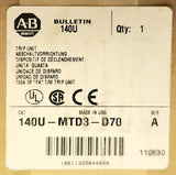 Allen Bradley 140U MTD3 D70 EATON MT3600T M Frame 600 AMP TRIP Unit Type 140U-M5