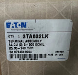 EATON 3TA632LK PDG3X3TA630 LG LGH and Power Defense PDG3 Breaker Lug Kit