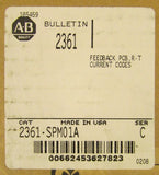 Allen Bradley PCB R-T Current Code DC Drive Control Module 2361 SPM01A