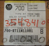 Allen Bradley 700 RT11N110A1 Type RT .05 - 120 Second Timing Relay