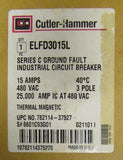 Eaton ELFD Earth Leakage Ground Fault Circuit Breaker ELFD3015L