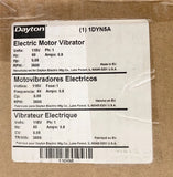DAYTON 1DYN5A Electric Motor Vibrator 115 VAC 3600 RPM Single Phase