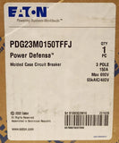 EATON PDG23M0150TFFJ 3 Pole 150 AMP PDG2 Power Defense Circuit Breaker