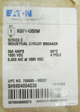 Eaton KD-PV Solar PV Gard Breaker 4P 350A 50° 1000VDC KDPV4350 W