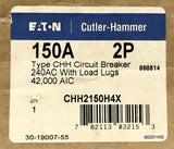 Eaton CHH2150H4X 2 Pole Type CHH Circuit Breaker 240 VAC Load Side