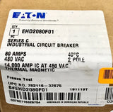 Eaton EHD2080F01 2Pole 80AMP Freeze Tested Circuit Breaker EHD2080