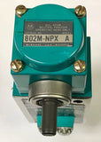 Allen Bradley 802M NPJ4NF Pre Wired Limit Switch W/ 120 VAC Indicating Pilot