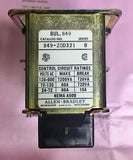Allen Bradley 849 Z0D321 On Delay 120V Pneumatic Timing Relay