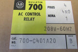 Allen Bradley Relay 700 C400A20 208V Coil in Enclosure 700 C401A20 Series B