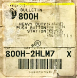 Allen Bradley 800H 2HLM7 HAND AUTO Maintained Heavy Duty Push Button Station