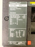 SQUARE D HDA36040 3 Pole 40 AMP Type HD 060 Power Pact I Line Circuit Breaker