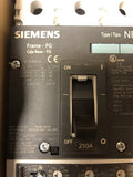 SIEMENS FG Breaker 3 Pole 250 Amp NFX3N250