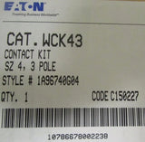 EATON  WCK43 Advantage  W200 W201 Starter Contactor Contact Kit 1A96740G04