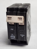 BOX OF 5 Eaton CHF250 CH250 2 Pole 50 AMP Type CH Circuit Breaker