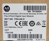 Allen Bradley 1794 IA8 Flex I/O 120 VAC Input Module 8 Point 1794-IA8