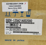 YASKAWA SGDV 120A21A002000 Servo Drive SERVOPACK 1.5 KW 200 VAC EDYM3200V1.5KW