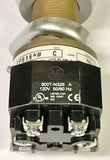Allen Bradley 800H PPB16A 120 VAC AMBER Lens Heavy Duty Illuminated Push Button