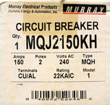 SIGMENS MURRAY MQJ2150KH 2 Pole 150 AMP Type MQH Circuit Breaker 22 KAIC