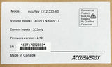 ACCUENERGY Acurev 1312 333 XO 400v LN 690v LL 33mv Energy Meter Firmware 2.10
