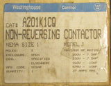WESTINGHOUSE Size 1 A200 Model J Contactor 3 Pole 70V Coil 27 Amp A201K1CQ