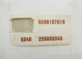 WESTINGHOUSE HOYT A200 Size 4 Contact Kit 4 Pole 636B187G18 HOYT 25988 K048