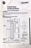 Allen Bradley 1791 8BC 8 Input/ Output DC Block I/O Module Series B 1791-8BC B