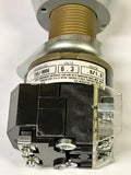 Allen Bradley 800H PPB16A 120 VAC AMBER Lens Heavy Duty Illuminated Push Button