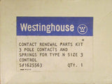 WESTINGHOUSE Size 3 Type N Lifeline Contact Kit 3 Pole 1625563