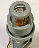 Allen Bradley 800H QPTH10A Heavy Duty 120 VAC Amber Push to Test Pushbutton