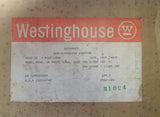 Westinghouse Non Reversing Starter B200MACX 480V Coil Size 00 3 Pole
