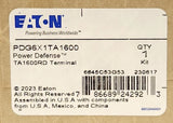 EATON TA1600RD PDG6X1TA1600 R Frame Type RD Breaker Lug Terminal PDG6