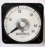 YOKOGAWA RAM 103021PZXU7P 0-45 AC Kilovolts AB40 Panel Meter 0-150 VAC