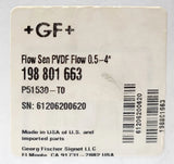 GF GEORG FISCHER 198 901 663 Flow Sensor Switch PVDF FLOW 0.5-4" P51530-T0 P5153